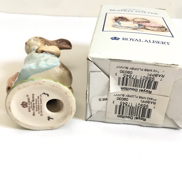 Beatrix Potter Royal Albert Mrs Flopsy Bunny, Original Box, 1989 Vintage - Picture 3 of 9